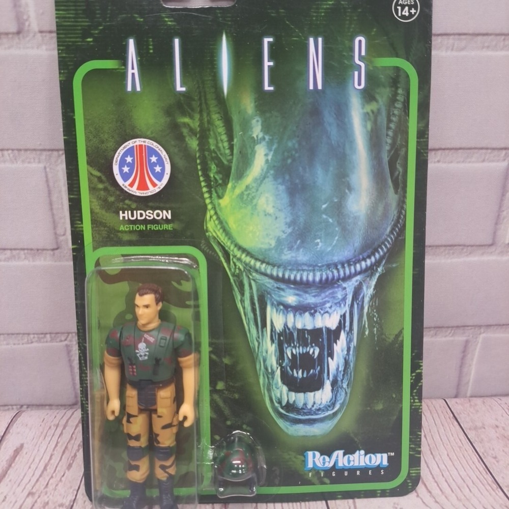 NWT Super7 Reaction Aliens Hudson Action Figure